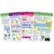 NewPath Learning Bulletin Board Chart Set of 4, Elements, Mixtures and Compounds, Grades 5-8